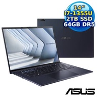 【臨時斷電我不怕】ASUS ExpertBook B9 B9403CVA-0151A1355U 14吋商用筆電 (i7-1355U/64G DDR5/2TB PCIe/14 OLED/W11P/3年保固)