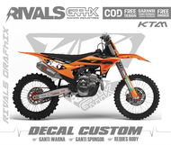DECAL KTM 2023 2024 125/250/300/450 EXC SIXDAYS CUSTOM DESIGN 6