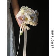 Tulip Simulation Bouquet Bouquet Finished Product Engagement Wedding Bride Fake Flower Graduation Bo