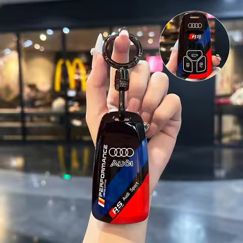 TPU Car Key Case Cover Protector Shell For Audi Q1 Q2 Q3 Q4 Q5 Q6 Q7 Q8 A1 A2 A3 A4 A5 A6 A7 A8 B7 C