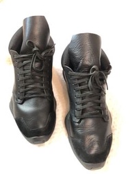 Rick Owens  聯名Adidas Runner Shoes Sneakers Black Men 9.5號 Genuine Leather