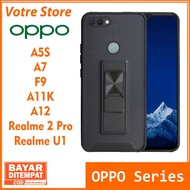 HardCase Luxury Aero Colored Oppo A5S A7 F9 A11K A12 U1 Carbon Armor Kickstand Magnetic