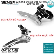 Disc Shifter (Front Derailleur) SENSAH IGNITE 2x9 Speed Bicycle