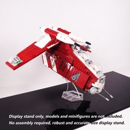 Display Stand for 75354 Coruscant Guard Gunship, one Acrylic 3D stand only.