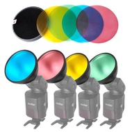 🛒🔥【 100% Spot Sales】Godox AD200 AD360 AD180 AD-S11 Color Film Standard Honeycomb Net Top Flash Acces
