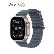 Apple Watch Ultra 3 GPS + Cellular 49mm Titanium Case with Ocean Band by Studio 7
