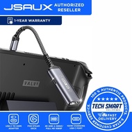 JSAUX USB C to HDMI Adapter and Charger for Steam Deck, 2-in-1 4K @ 60Hz Type-C to HDMI 2.0 Female A
