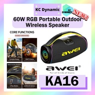 Awei KA16 Outdoor Speaker Wireless Speaker 60W Portable RGB TWS Awei Bluetooth Speaker
