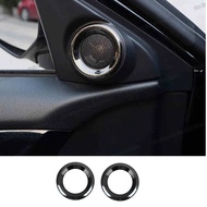 【Top Selling Item】 Stainless Steel Car Styling A Pillar Audio Speaker Ring Circle Frame Panel Cover Trim For Honda Civic 2016-2021 Accord 2016 2017