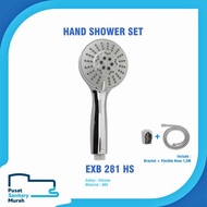 EIXO HAND SHOWER SET + BRACKET & FLEXIBLE - YOBISOO