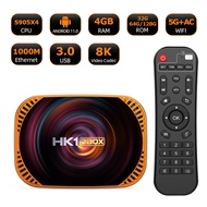 Vhsi ชุด X4 HK1 RBOX 11 OS Amlogic S905X4กล่องสมาร์ททีวี1000M 4K 8K 4G 32G 64G 128G AV1กล่องดูทีวี P