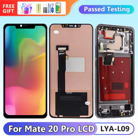 TFT For HUAWEI Mate 20 Pro LCD Display Touch Panel Screen Digitizer For HUAWEI Mate 20 Pro LYA-L09 L