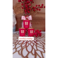 Paper Cup Sangjit | Phang Tea Paper Cup Tea Pai Paper Cup Chinese Wedding Paper Cup/