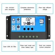 Charge Controller otomatis 12V/24V 40A bahan Plastik Daya Hingga 390 W (12 V) dan 780 W (24 V)