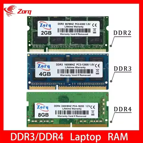 DDR3 DDR3L DDR4 8GB 4GB 16GB 2400 2133 2666Mhz Sodimm PC3 Memoria Ram 10600 12800 PC4 17000 19200 21