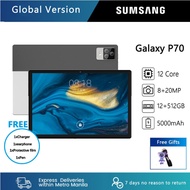 แท็บเล็ต Samsung Tab P70 5G ดั้งเดิม 12 + 512GB ยี่ห้อ 10 นิ้วแท็บเล็ตออนไลน์ทั่วโลก 12 หลัก 4G / 5G โทรแท็บเล็ตพีซี แท็บเล็ตต้นฉบับ [รับประกัน 1 ปี] COD