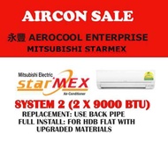 Aircon sale promotion Mitsubishi starMex system 2