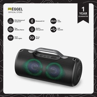 EGGEL ELITE XL 2S WATERPROOF PORTABLE BLUETOOTH SPEAKER WITH RGB LIGHT