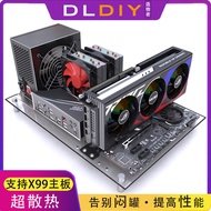 Fully Transparent Plexiglass Open Chassis Motherboard Bracket Studio Chassis Super Cooling X79X99