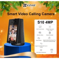 EZVIZ S10 4MP 2K Pan & Tilt 2.4 GHZ 5G Dual Band Wi-Fi Bluetooth Speaker Smart Video Calling Camera 