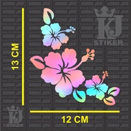 CAR, MOTORCYCLE, GLASS, LAPTOP STICKERS FLOWER STICKERS CODE 01