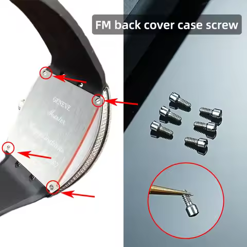 For Frank Muller back cover screws FM watch case back cover screws back cover screws repair watch ba