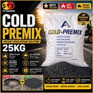 All weather Cold Road Premix 25KG BAG cold mix Asphalt Turap Jalan Tampal Jalan Tar Jalan Pothole Pa