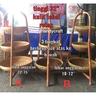 ⭐BAKUL BAWANG ROTAN TINGKAT READY STOCK.