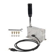 Universal Sequential Shifter for PC Racing High Precised Gear Shifter Plug and Play Aluminum Alloy U