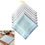 Amon 29x29CM MultiUse Handkerchief Square Towel Sweat Wipe Towel Pocket Square 6PCS