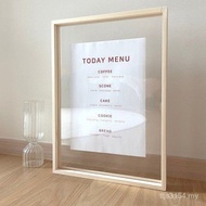 Three-Dimensional Acrylic Wall Original Solid Wood Specimen Photo Frame Poster Gouache a2a3a4 Hangin