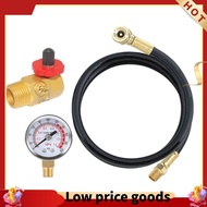 [gzhxdiizi1]Air Tank Repair Kit W/Safety Valve, Pressure Gauge and 4 Feet Air Tank Hose Assembly Par