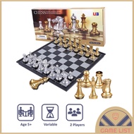 【READY STOCK】Magnetic Chess Set Foldable Chess Board International Chess Set Travel Magnetic Chess G
