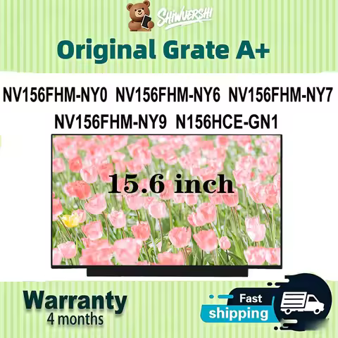 Original New A+ 15.6 inch Slim Laptop Lcd Screen Panel NV156FHM NY0 NV156FHM NY6 NV156FHM NY7 NV156F