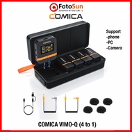 COMICA Vimo Q (4mic) wireless mic for 4 person support camera, phone and PC