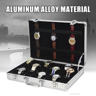 24 Slot Watch Box Organizer อลูมิเนียมอัลลอยด์นาฬิกาแสดงโหมดบรรจุภัณฑ์สำหรับนาฬิกาผู้ชายและผู้หญิง L