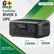 EcoFlow RIVER 3 UPS Portable Power Station- 230Wh
