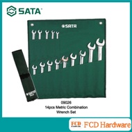 SATA 09026 Metric Combination Wrench Set 14pcs
