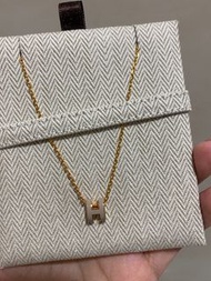 奶茶色金鏈Hermes mini Pop H頸鏈