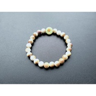 G604 CATHOLIC CHRISTIAN SPIRITUAL BRACELET PEARL GRADUATED MOTIF 8MM