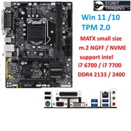 ASUS MSI Gigabyte B150M H110M B250M 1151 Z270 6th/7th gen motherboard.(used)