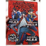 Hypnosismic Metal Clear File Buster Bros! A4 Size 22 X 31cm