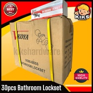 Doorknob Bathroom Lockset Stainless Keyless S/S [30pieces per box]