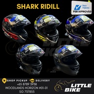 SG SELLER PSB APPROVED Shark Ridill motorcycle full face riding helmet with Sun visor