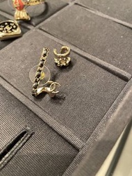 新款Chanel Earrings/全新/特別款/耳環+耳夾/有盒/copy 單