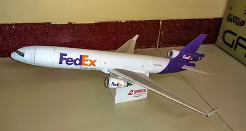 Fedex MD-11 Aircraft Paper Model