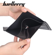 Baellerry Horizontal Men's Wallets Classic Soft Leather Short Open Mens Wallet