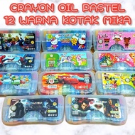 Crayon Mini / Oil Pastel / Crayon / Crayon Eselon 12 colors