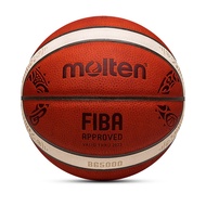 ㍿☋✸Moltenn FIBA Official BG5000 GG5X BG3800 Basketball Ball Size 7 PU Leather Thermal Bonded AntiSli