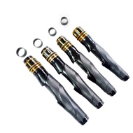 Tube Wheel Seat DIY Modified Rock Fishing Rod Lure Rod Sea Rod Fishing Wheel Seat Wheel Tube with Se
